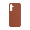 Samsung Galaxy S23 FE Premium Quality Magnetic Soft Touch Silicone Case Saddle Brown