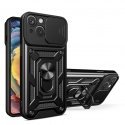 Hybrid Armor Camshield case for Huawei nova Y90 armored case with camera cover black Hybrid Armor Camshield case for Huawei nova Y90 armored case with camera cover black
