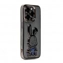 Apple iPhone 14 Pro Silicone Case Print Desire Rabbit Black