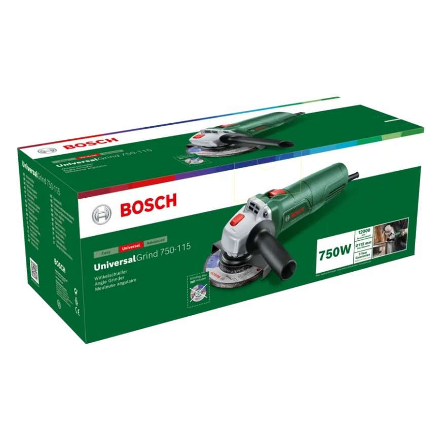 Bosch UniversalGrind 750-115 angle grinder 11.5 cm 12000 RPM 750 W 1.8 kg – 2