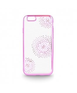 Sony E5 Flower Dots TPU Pink