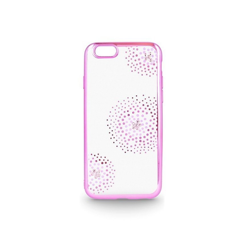 Sony E5 Flower Dots TPU Pink