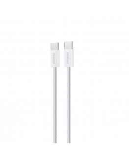 DUDAO L6C USB-C to 60W PD 2m hvid - Digital/Daten USB-kaapeli USB C Valkoinen