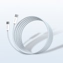 DUDAO L6C USB-C to 60W PD 2m hvid - Digital/Daten USB kabelis USB C Balts