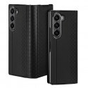 Dux Ducis Brill leather case for Samsung Galaxy Z Fold 6 with flap and card slot - black Dux Ducis Brill leather case for Samsung Galaxy Z Fold 6 with flap and card slot - black