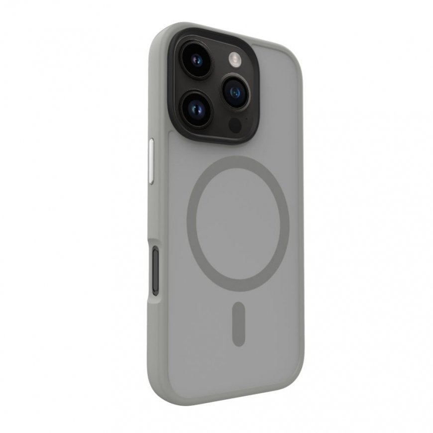 Apple iPhone 16 Pro Hybird Case With Magsafe PC+TPU Silver