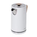 Adler AD 1347W vedenkeitin 1,5 L 2200 W Valkoinen, Puu
