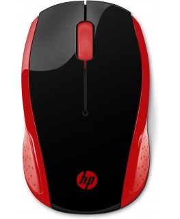 HP Беспроводная мышь 200 (красная)