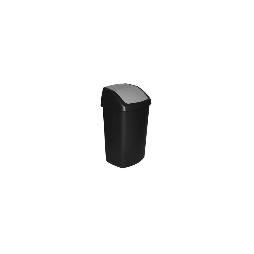 Curver Swing-Top 50 l Nelinurkne Plast Must, Hall