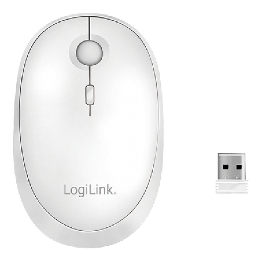 LogiLink ID0205 kompiuterio pelė Biuras Abiems rankoms RD belaidis ryšys + „Bluetooth“ 1600 DPI – 2