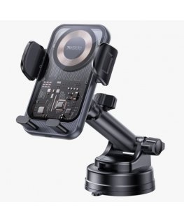 15W Suction Cup Car Wireless Charging Holder Black