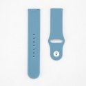 22mm Silicone Loop Watch Strap (S/M 110mm) Blue