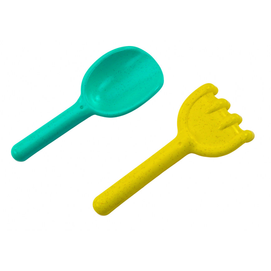 Lean Toys Smėlio žaislų rinkinys Šlifuoklio grėblio kastuvo formos – 3