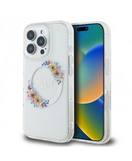 Guess GUHMP16LHFWFCT iPhone 16 Pro 6.3" przeźroczysty|transprent