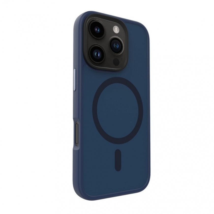 Apple iPhone 16 Pro Hybird Case With Magsafe PC+TPU Dark Blue