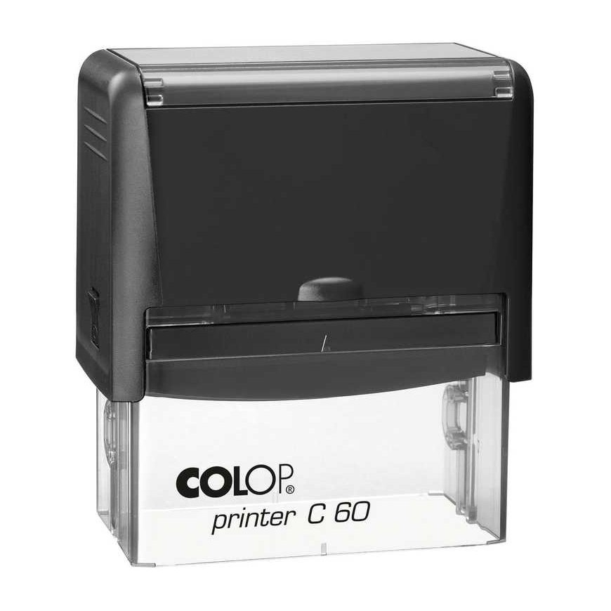 Stamp COLOP Printer C60, black body, blue cover