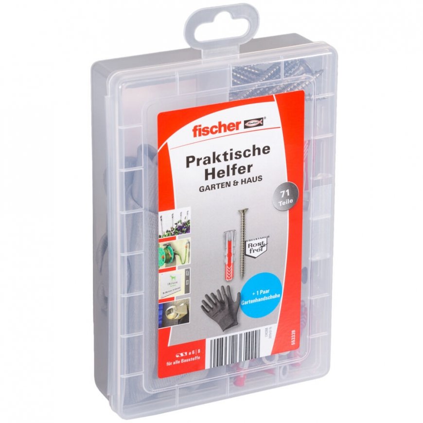 Fischer 553339 Sraigtinis inkaras ir (arba) sieninis kaištis 40 vnt Sraigtinių ir sieninių kištukų r