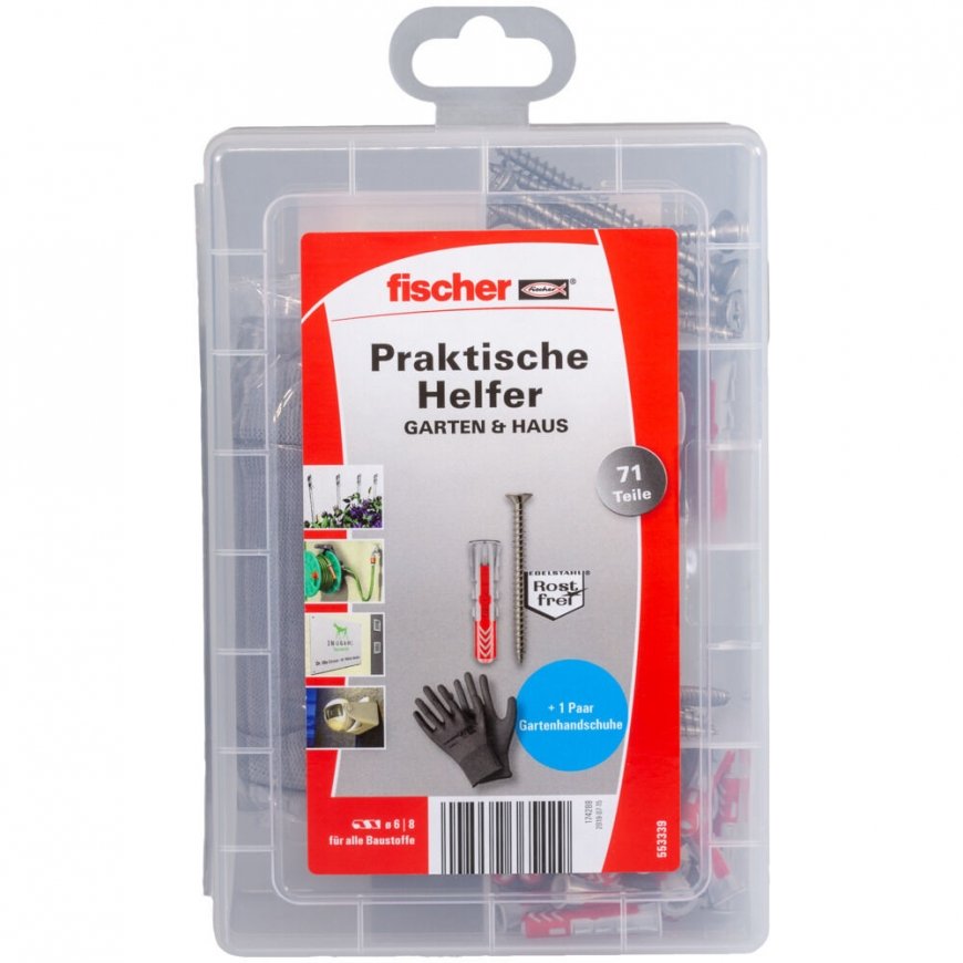 Fischer 553339 enkurs un dībelis 40 pcs Skrūvju un dībeļu komplekts – 5