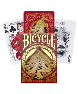 Bicycle Dragon Playing Cards (Red)