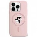 Karl Lagerfeld Liquid Silicone Karl and Choupette MagSafe Case f