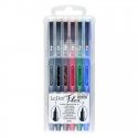 Marvy Uchida MARVY brush tip pens "Le Pen Flex" Primary, 6 colors Marvy Uchida MARVY brush tip pens "Le Pen Flex" Primary, 6 colors