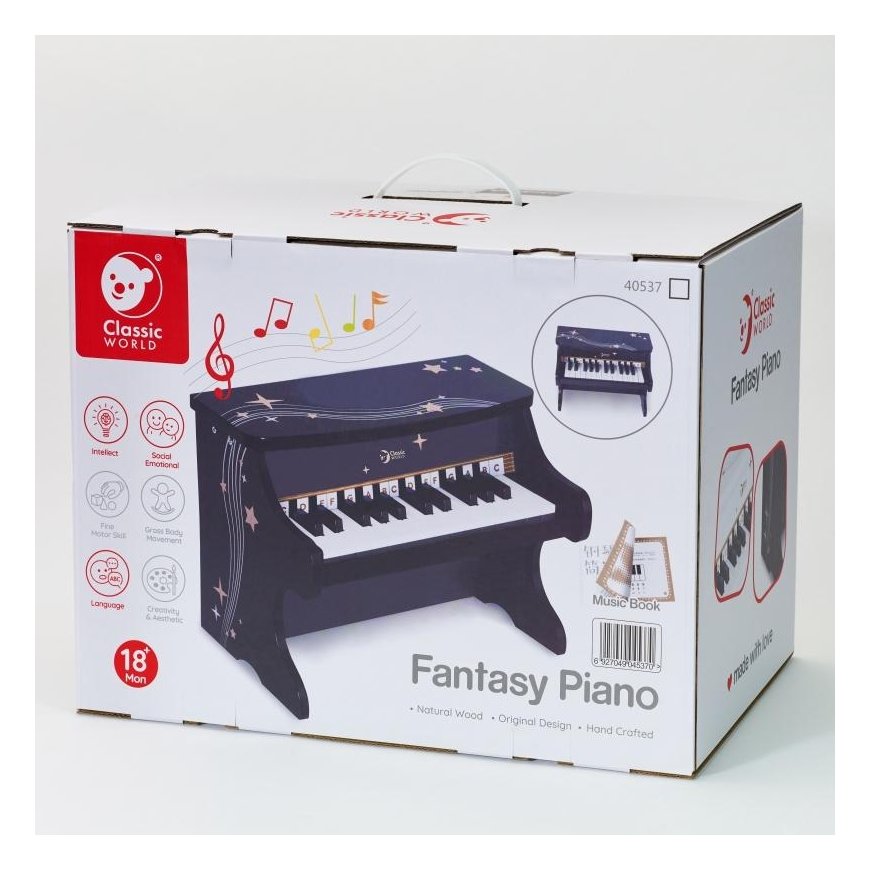 Fortepijonas „Classic World“ - juodas – 2
