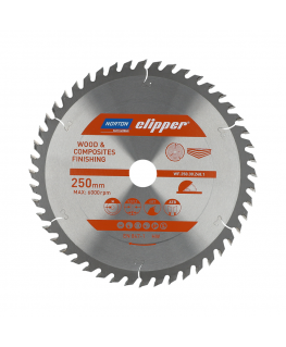 NORTON diskinis pjūklas 250 mm x 30 mm x 48z MEDIENOS IR ATB KOMPOZITAS (3,2 / 2,2)