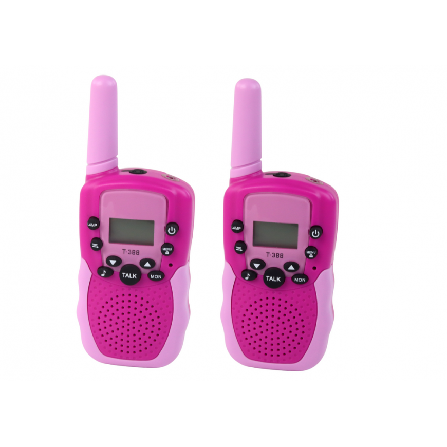 Lean Toys Walkie Talkie Walkie Talkie Rožinė, Range 3km, For Children – 2