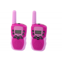 Lean Toys Walkie Talkie Walkie Talkie Pink, Range 3km, For Children Lean Toys Walkie Talkie Walkie Talkie Pink, Range 3km, For Children