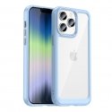 Outer Space Case iPhone 14 Pro Max hard case with a gel frame blue Outer Space Case iPhone 14 Pro Max hard case with a gel frame blue
