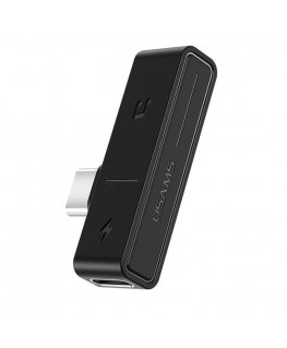 SJ386 Type-C+3.5mm Charging&Audio Adapter Black