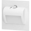 Orno DRACO LED NAUJAS 1.5W, įleidžiamas šviestuvas laiptams, 12VDC, 30lm, 3000K, baltas, judesio ir prieblandos jutiklis Orno DRACO LED NAUJAS 1.5W, įleidžiamas šviestuvas laiptams, 12VDC, 30lm, 3000K, baltas, judesio ir prieblandos jutiklis
