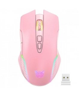 ONIKUMA CW905 Rožinė belaidė žaidimų pelė 2.4G