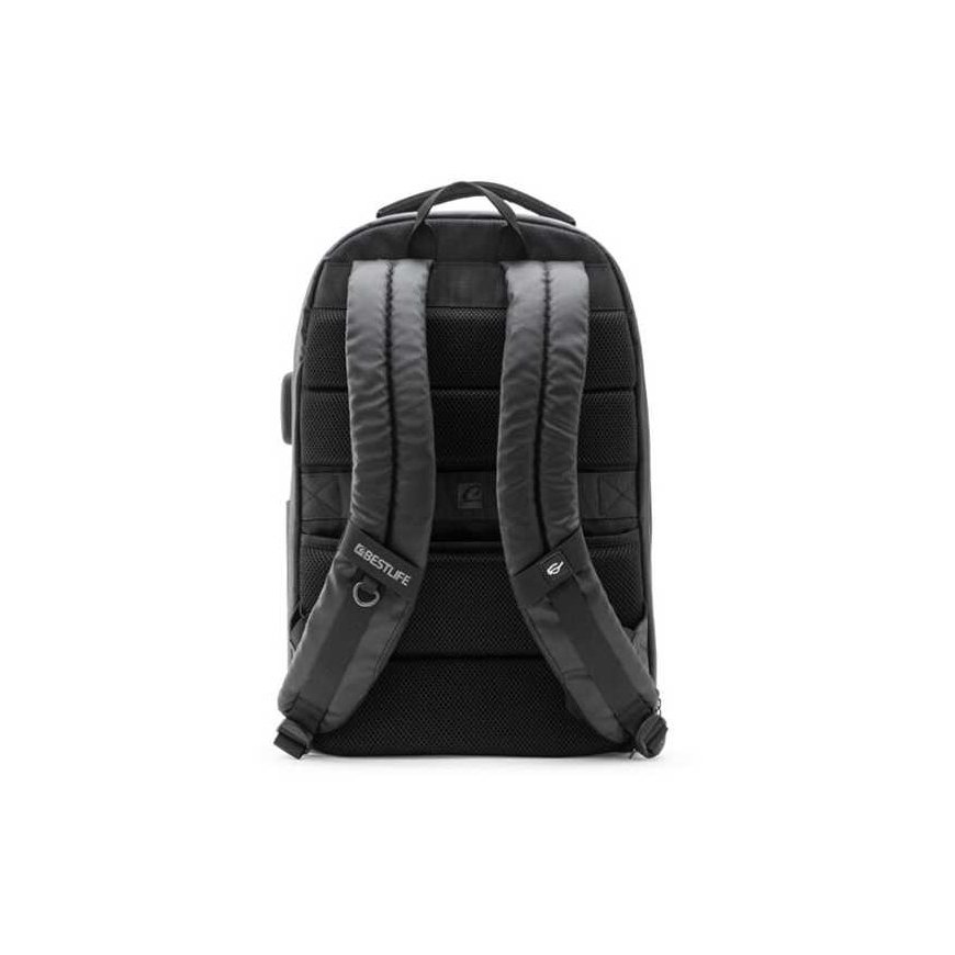 Backpack na notebook 15.6", Oden X, black, polyester, Bestlife – 2