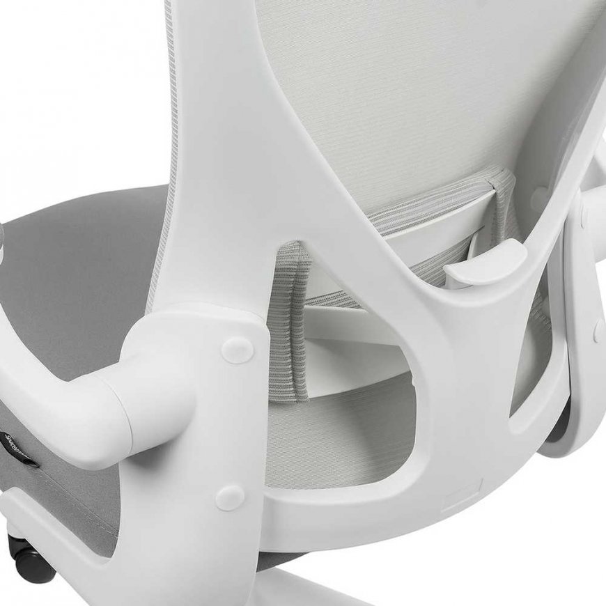 Spacetronik Office chair swivel ARON White – 5