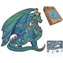 Fantasy Puzzles Dragon Wooden Puzzle XL Size (870 pieces)