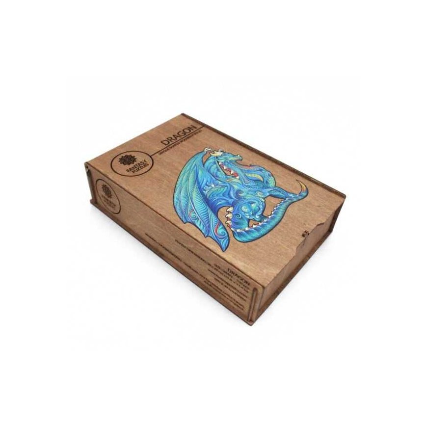 Fantasy Puzzles Dragon Wooden Puzzle XL Size (870 pieces) – 2