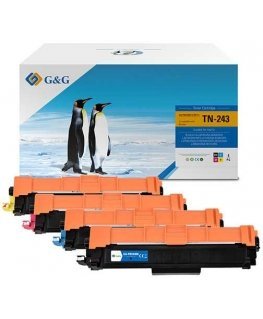 Toner G&G Set CMYK Zamiennik TN-243CMYK (NT-PB243BK/C/M/Y-4)