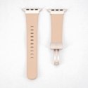 Watch 38/40/41mm Single loop buckle leather Watch Straps Rose pink Watch 38/40/41mm Single loop buckle leather Watch Straps Rose pink