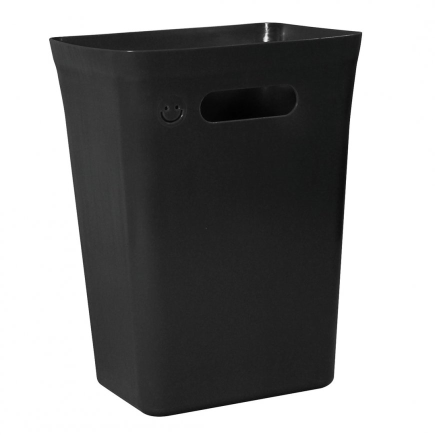 Unsorted Waste bin, Avedøre, black, plastic/recycled, 10 l – 2