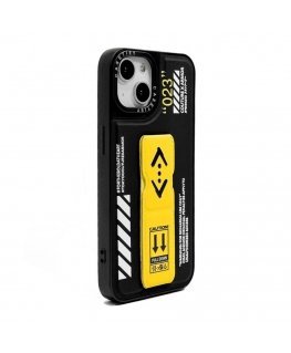 Apple iPhone 15 Pro Max FASHION LEATHER STAND COVER Black