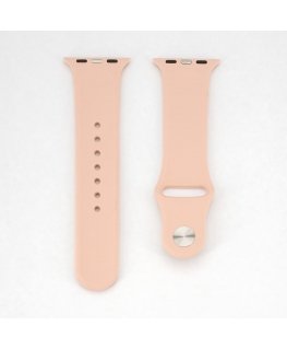 Watch 38/40/41mm Silicone Loop Watch Strap (110mm S/M) Pink Sand