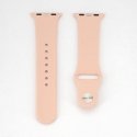 Watch 38/40/41mm Silicone Loop Watch Strap (110mm S/M) Pink Sand