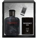 Evaflor Whiskey Black Op eau de toilette spray 100 ml + eau de toilette spray 20 ml + money clip Evaflor Whiskey Black Op eau de toilette spray 100 ml + eau de toilette spray 20 ml + money clip