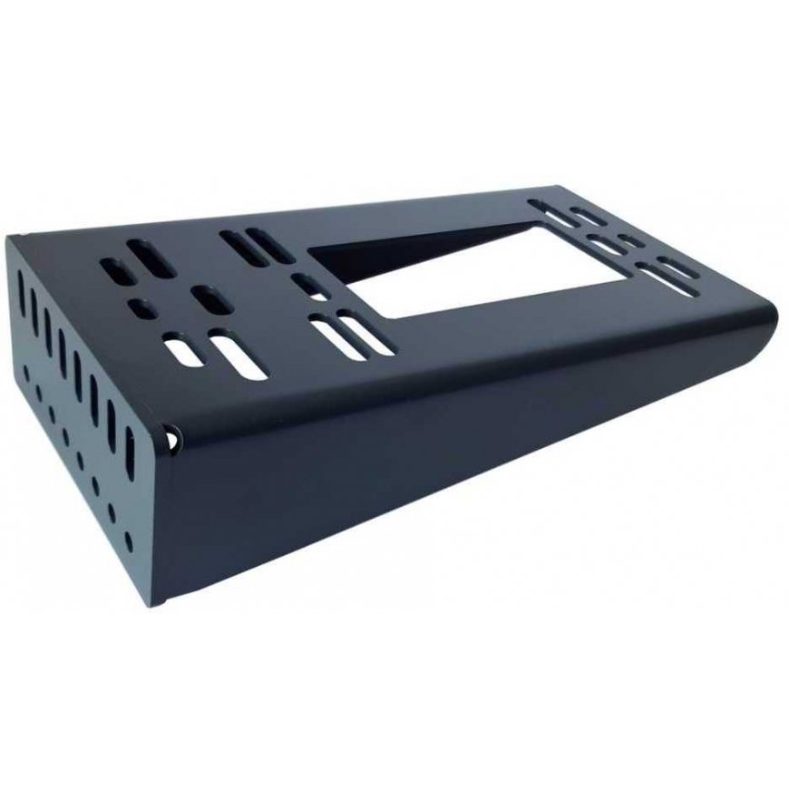 Presbet Galvanized RAL7016 pole mounting base