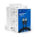 Savio DisplayPort cable 1 m Black CL-165 Balts