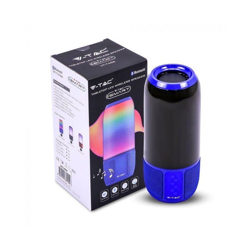 V-TAC Bezvadu LED skaļrunis V-TAC SMART