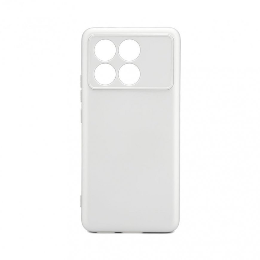 Xiaomi Poco X6 Pro Nano silicone case Silver