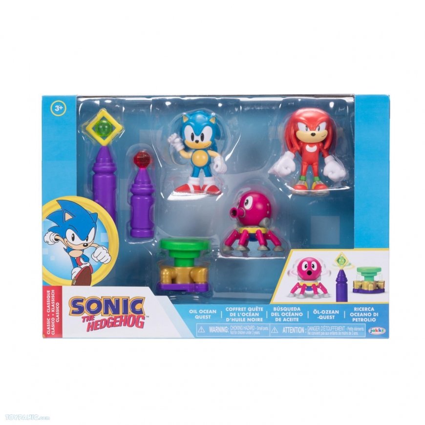 Jakks Pacific Sonic the Hedgehog 2.5 Inch Diorama Set Oil Ocean – 2