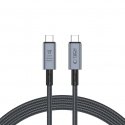 Tech-Protect UltraBoost Max USB-C 4.0 / USB-C 4.0 PD 240W 8K 40Gbps 2m cable - gray